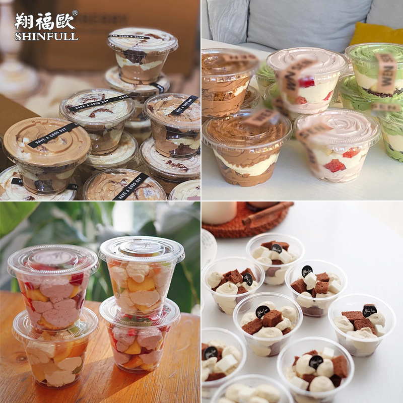 Mini-cake Cup ครั้งเดียว ET92-7 และ 180 ml9 และ 260 mI