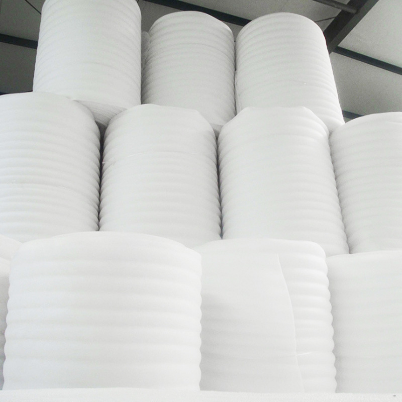 White pearl rolls of one metre wide, dense pearl cotton epe soft foam sheet, tremors reduction packaging