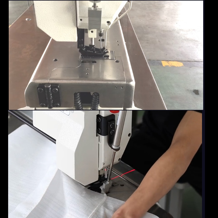 DS80800長臂單雙針鏈縫紉機厚料集裝袋噸包專用工業縫紉機商用