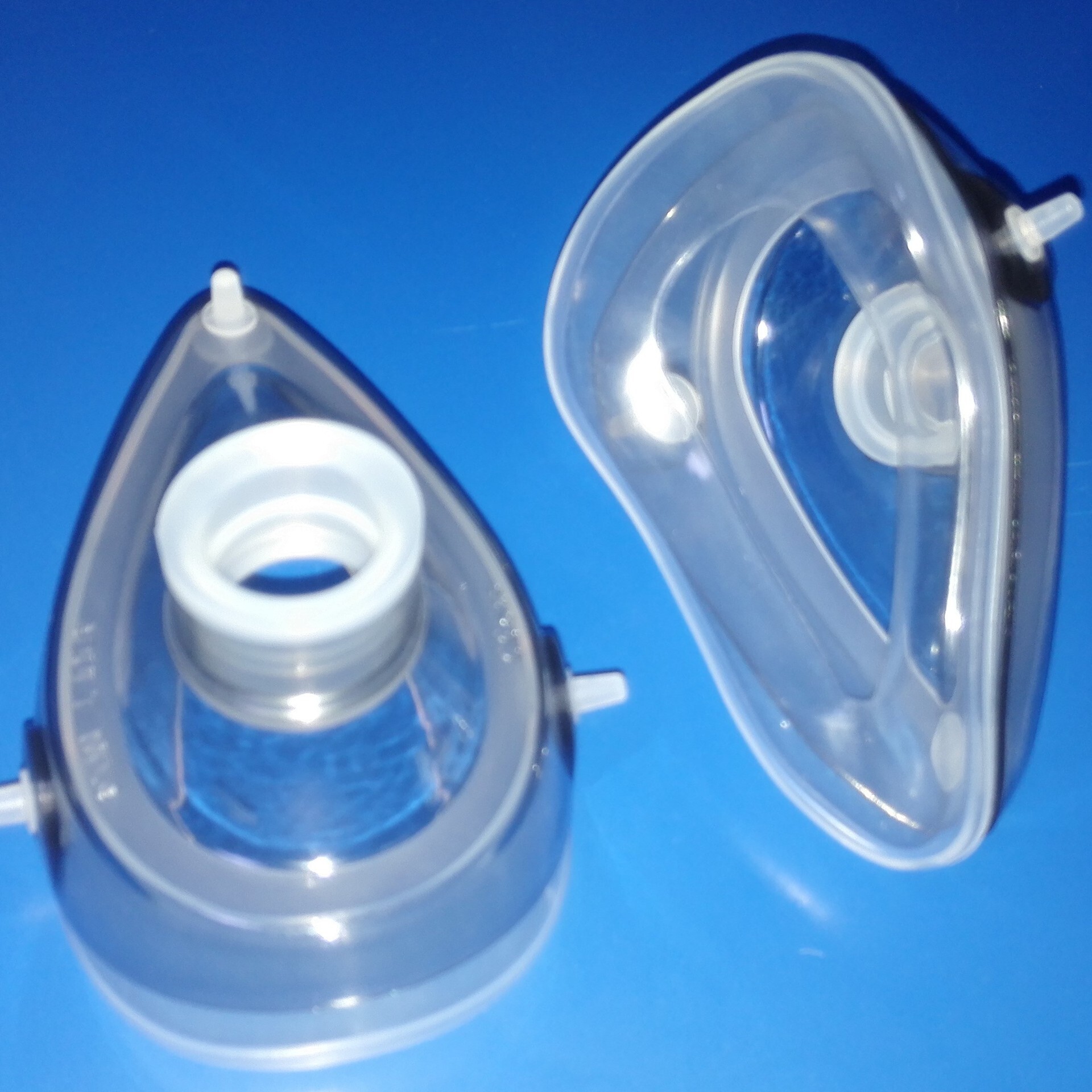 Anesthesia respirator mask, silicone, high, cold, non-smelling, repeated.