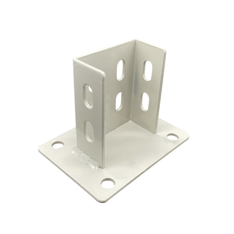 Quadrant foot fixed base, parts for industrial aluminium.