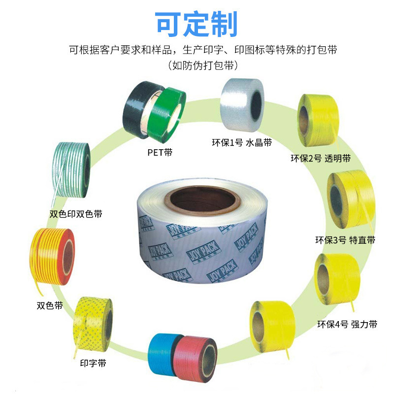 Full new material, transparency. Plug-in belts. Customized hot wrapping belts. Semi-motor.