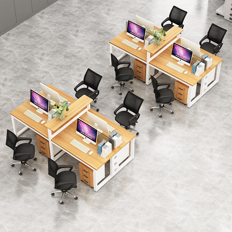 The factory customised office furniture, computer desk and chair combination staff briefly cut off a single 4-6-person desk