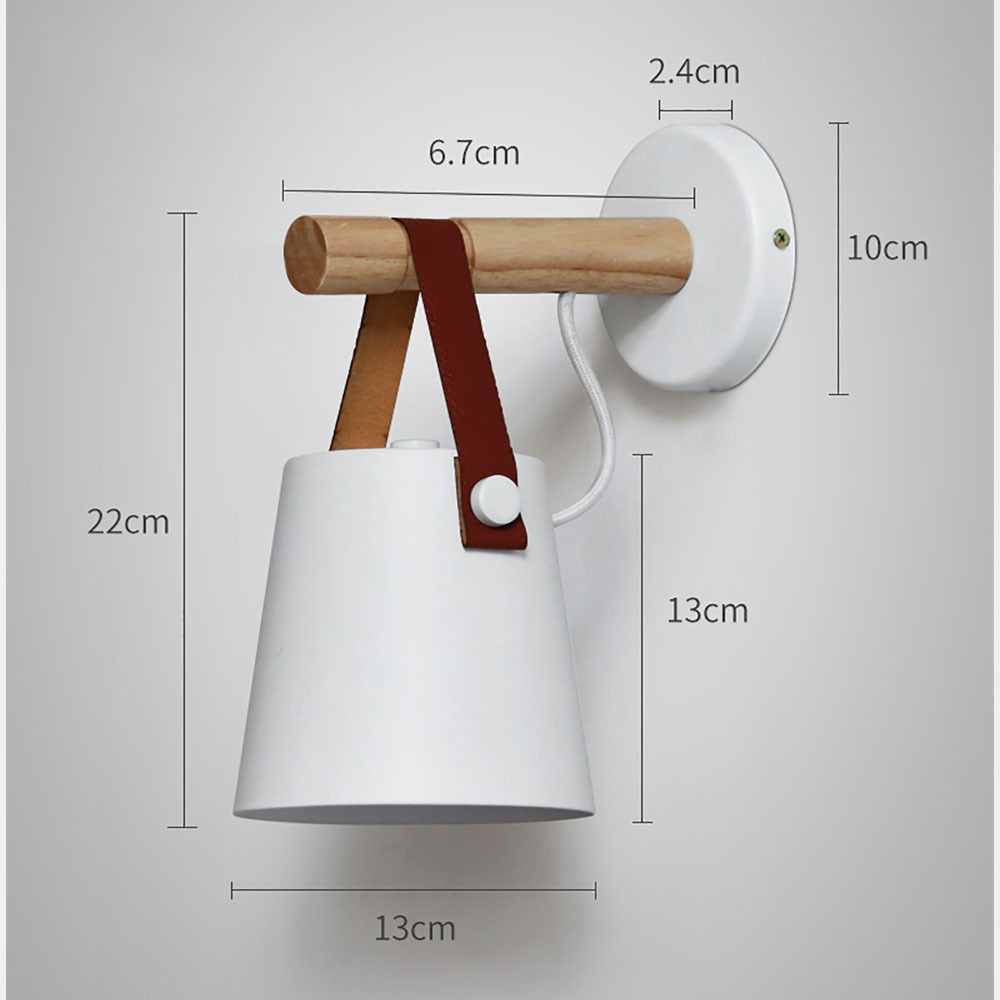 "Markaron belt bedside bedside, real wood lamp, a simple, modern creative wall wall lamp factory, wholesale and distribution."