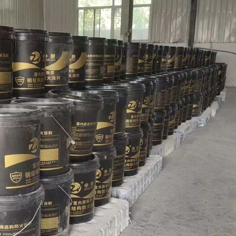 Fireproof paints for fireproof steel structures in expansion.