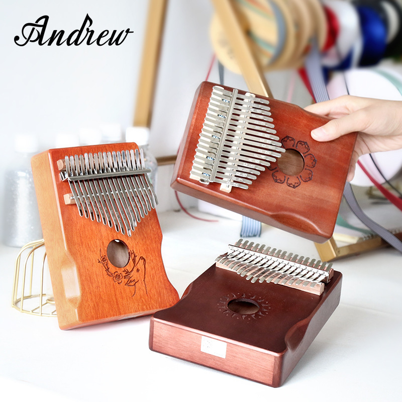 The thumb andrew Kalimba kalimba 17s 21s Peach core first finger piano instrument