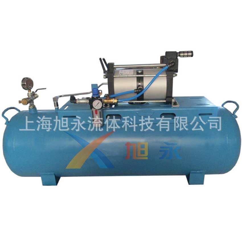 Direct piston air compressor booster pump, double and four times air multiplier.