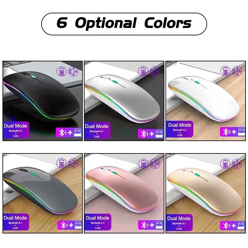 The plant provides two-modular wholesales for charging wireless mouse ultra-quiet laptop computer bluetooth office