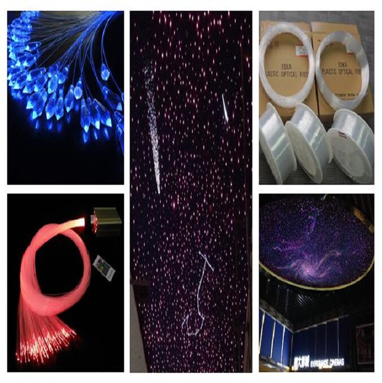 Fibrelight, fibre-optic light, PMMA fibre-optic factory, plastic fibre-optic product, starlight sky.