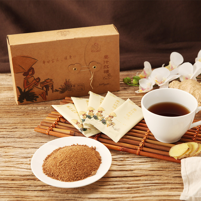 Tập đoàn đường Guangxi, một gói đường đỏ, là uống trà đường đỏ từ Guangxi.