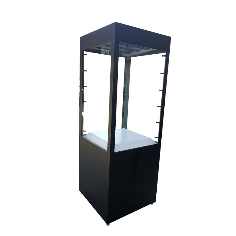 The manufacturer's wholesale steel glass display cabinet design multi-spectrum pane window jewellery display cabinet