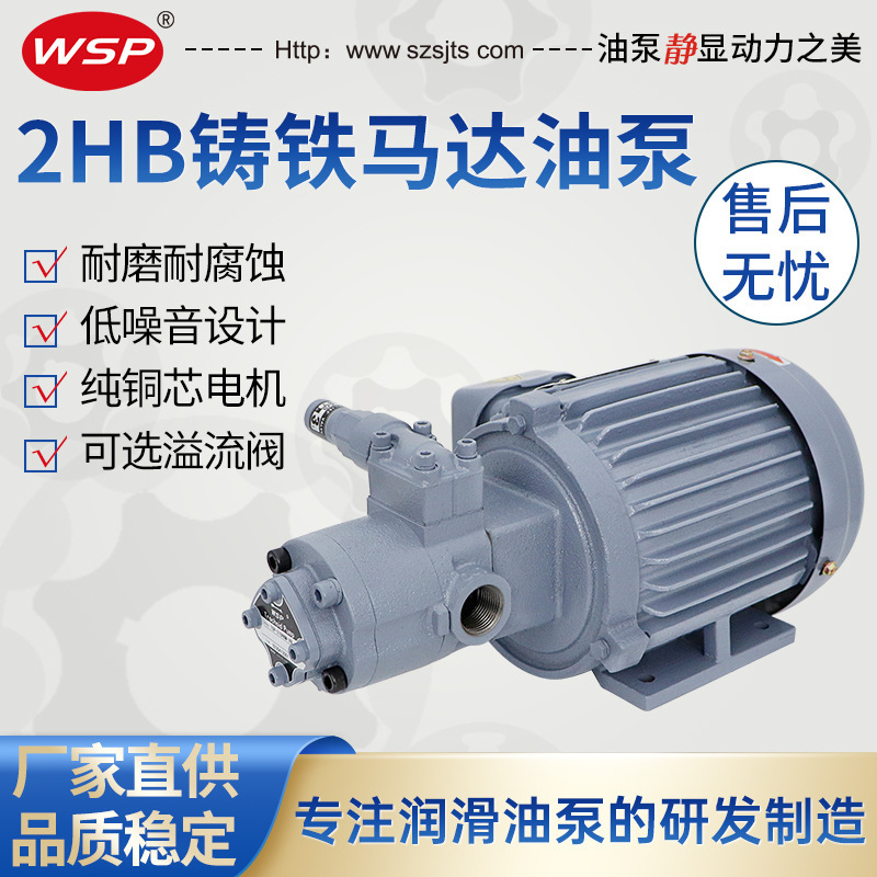 TOP-206HB hydraulic oil gear pump motor pump