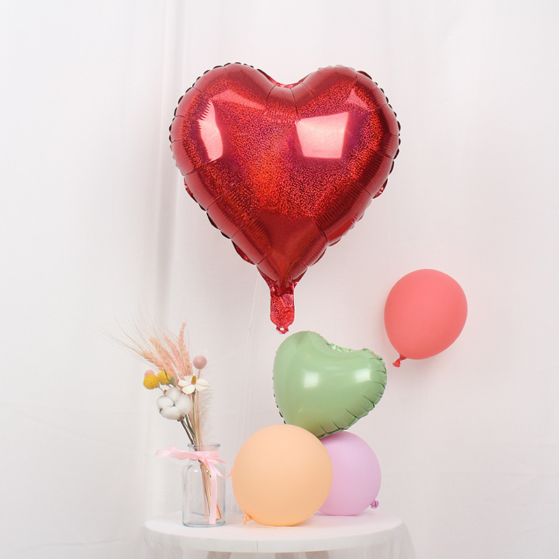 18 inches of cardiac aluminum balloon metal-coloured wedding and wedding decoration party.