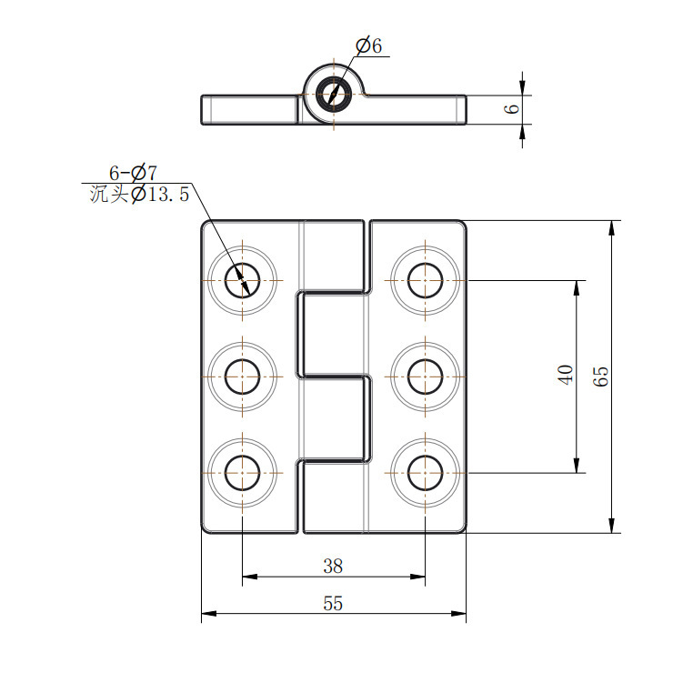 CL233-2 CL233-3 zinc alloy chain page Industrial electric control cabinet doors