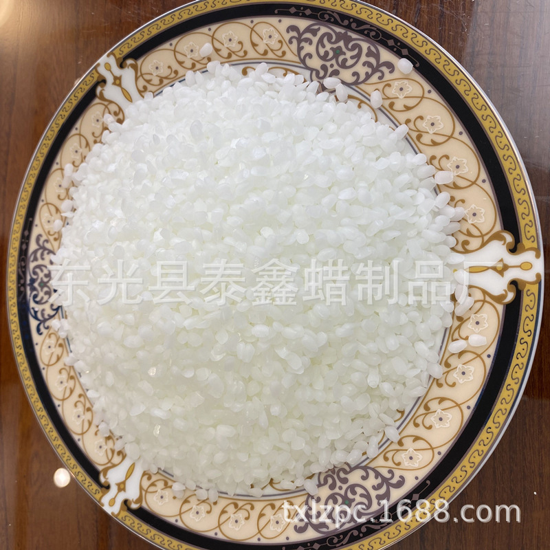 Wholesale of white bee wax particles, fumigated candles, red wood wax, red and red, 1,000 grams of packaged mail