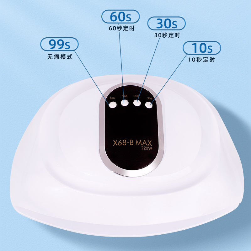 교차 국경 새로운 손에 매니큐어 빛 220W 고성능 건조한 못 광택 건조기