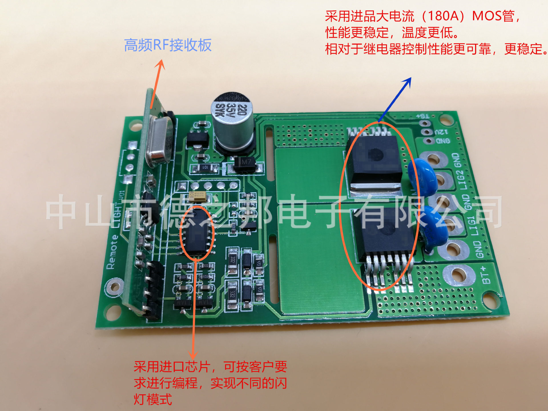 Đường điều khiển từ xa, đường dây flash, đường dây điều khiển từ xa, đèn xe, đèn điều khiển từ xa.