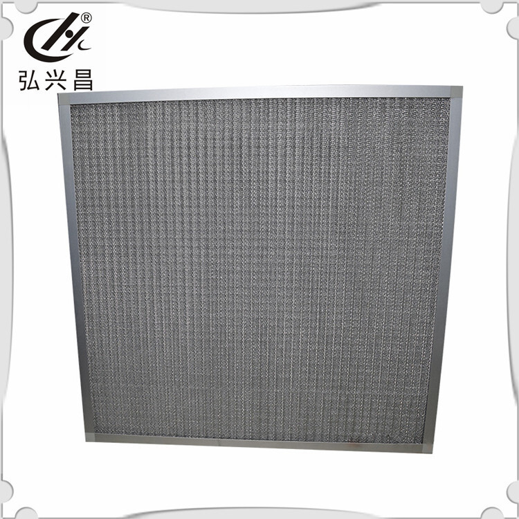 Process custom, aluminum-coated initial net filter, aluminum-coated net filter, a diamond-shaped hole metal filter.