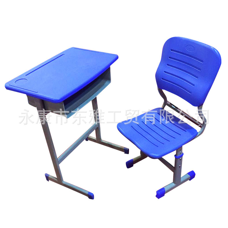 East Asia school kit, one-person desk and chair, student desk, plastic kindergarten desk and chair distribution.