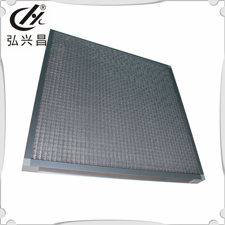 Process custom, aluminum-coated initial net filter, aluminum-coated net filter, a diamond-shaped hole metal filter.