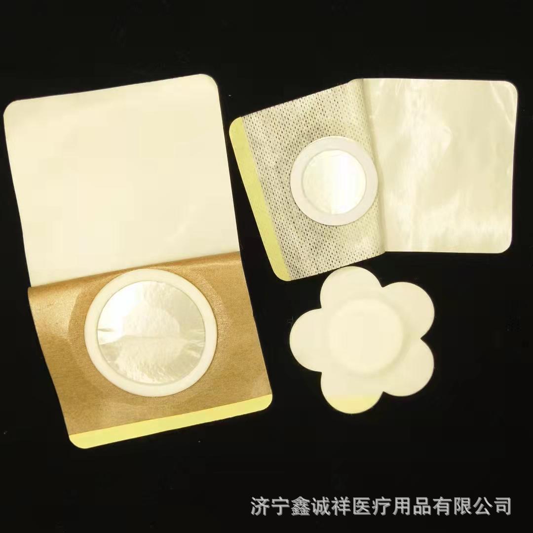 14*14 blank ointment sheet with membrane and looped black ointment emptied with no swirl.