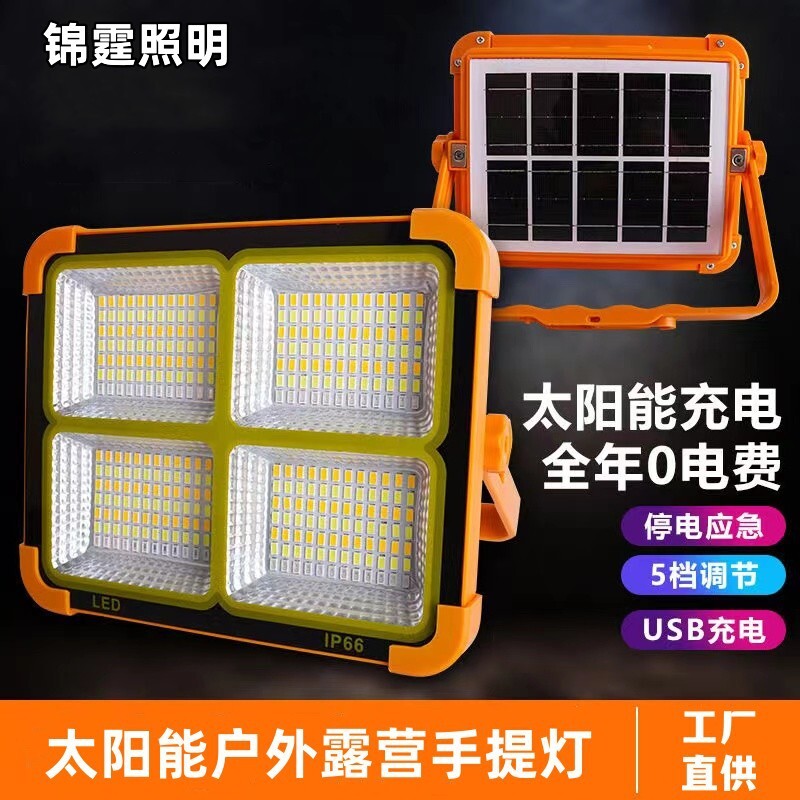 Emergency lighting in camps outside the solar LED lighthouse users will carry hand-held lighting in five rooms with the night market