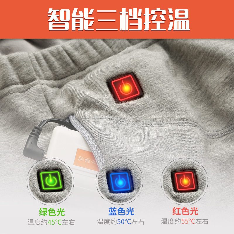 The factory's four-generation electric heating suit, and the third-class smart heaters, carbon fibres for the winter.