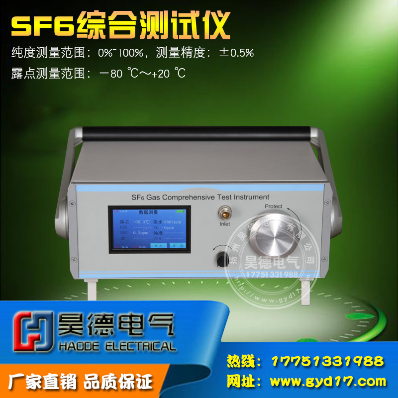 HD3307 SF6 ตัวทดสอบแบบฝังตัว