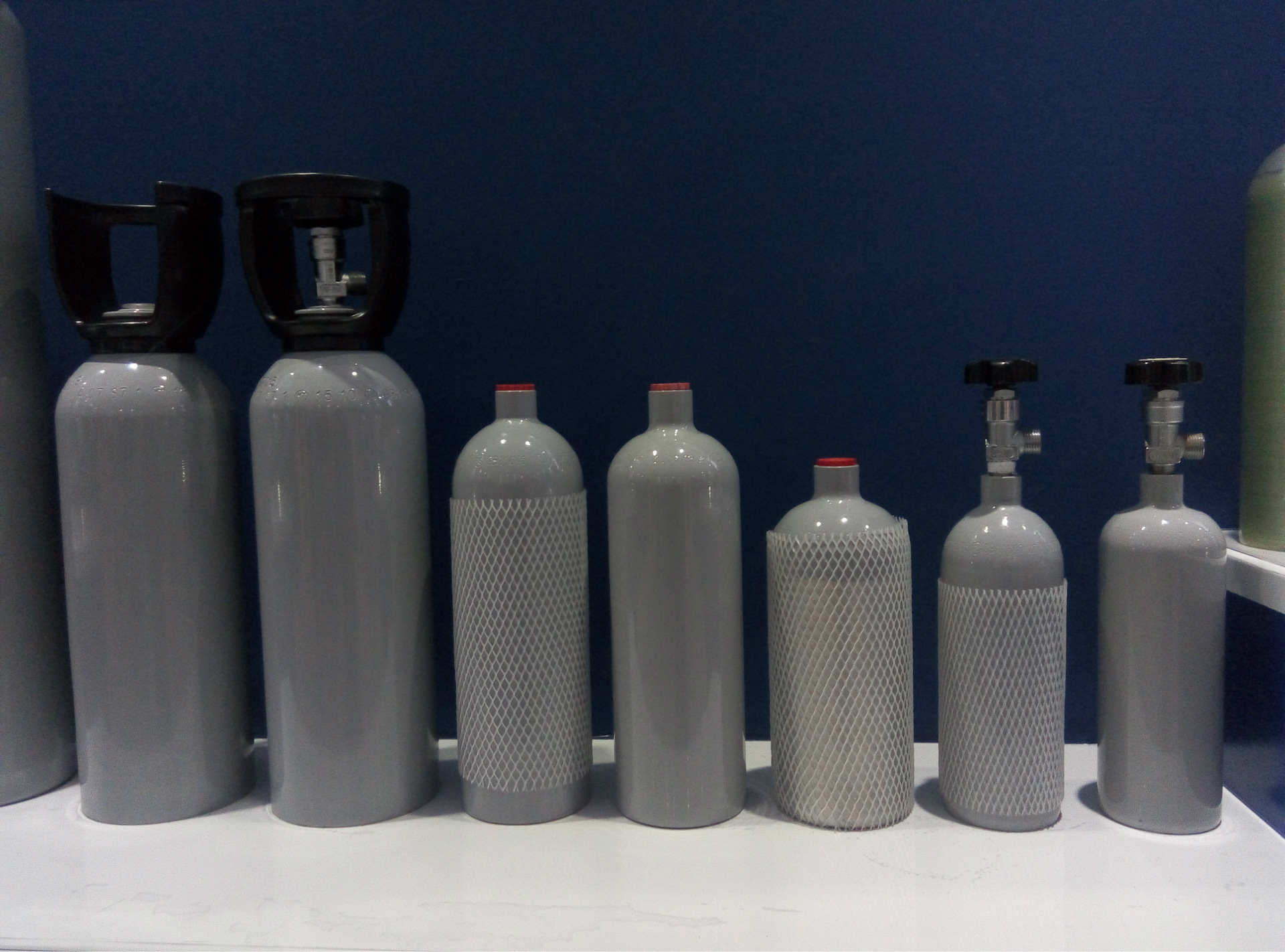 2L Metto Aluminium Alloy, seamless high pressure cylinders/barrel cylinders