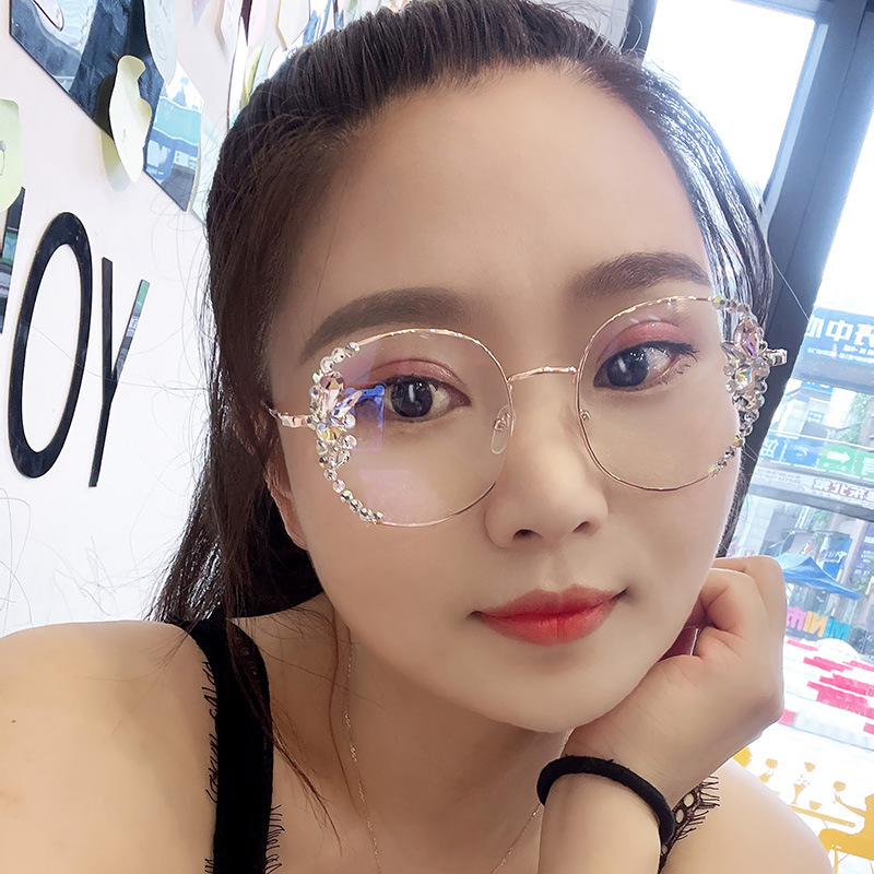 Ống kính máy tính chống bức xạ tia xanh xuyên biên giới không có kính râm theo thời gian
