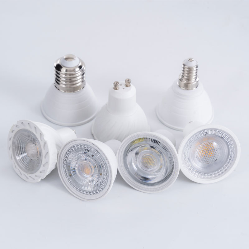 LED plastic bag aluminium light cup, MR16COB sticker, 24° spotlight light cup, constant non-frequency 5W7W lightlight cup