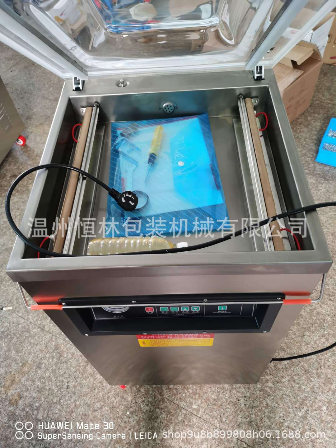 Direct export DZ-400 single-room food vacuum packer, internal vacuum shutter