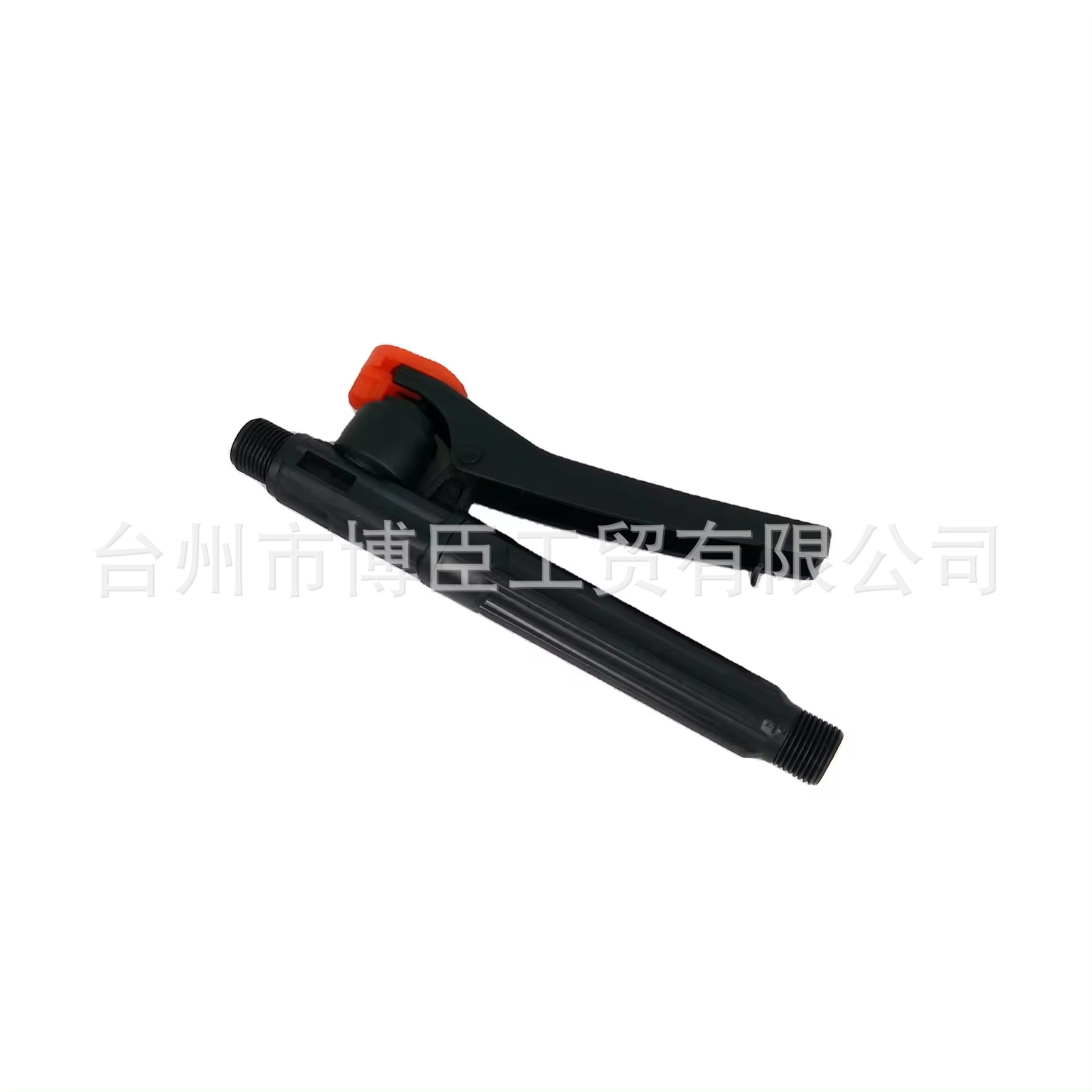 Nhà máy Bozen có một công tắc màu đỏ và đen cầm tay trực tiếp, có gắn máy phun thuốc trừ sâu.