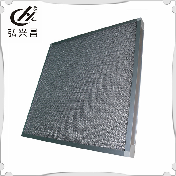 Process custom, aluminum-coated initial net filter, aluminum-coated net filter, a diamond-shaped hole metal filter.