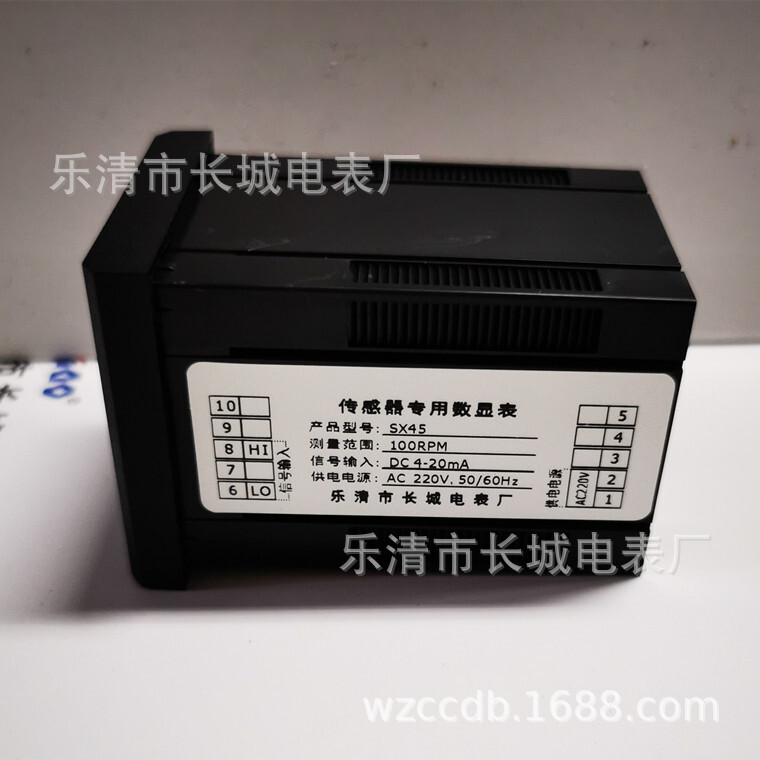 벽의 미터 식물, SX45,100 RPM 4-20mA의 전력 공급 AC220V 0.5의 직접적인 현재는 명확합니다.