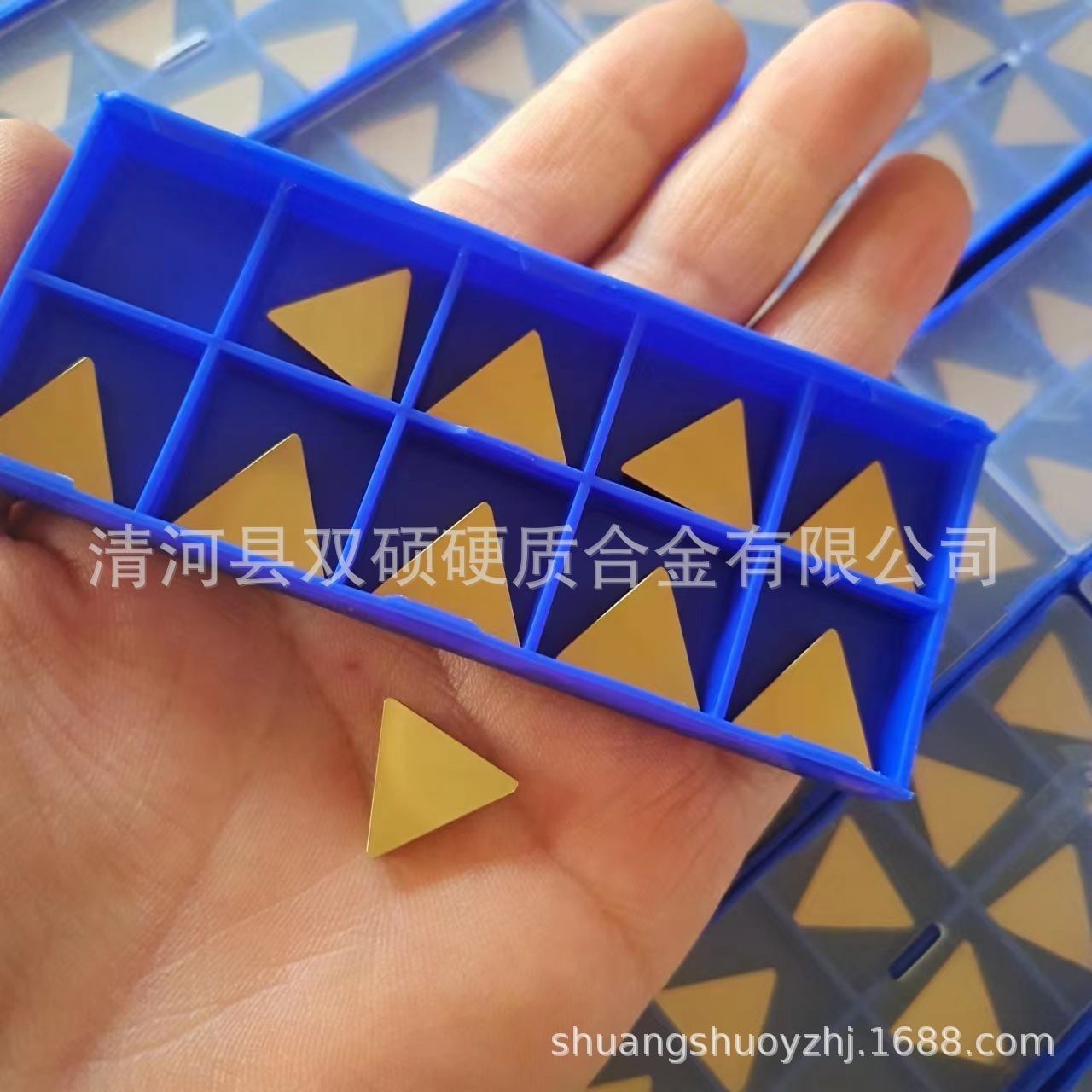 碳化鎢銑刀片 三角形圖層合金刀片 TPKN2204  1603鎢鋼刀粒批發