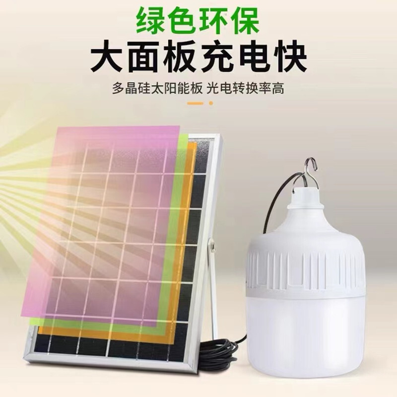 Wholesale from a remote-controlled LED wall-wall factory with solar-powered bulb lamps outside camping night market emergency lighting