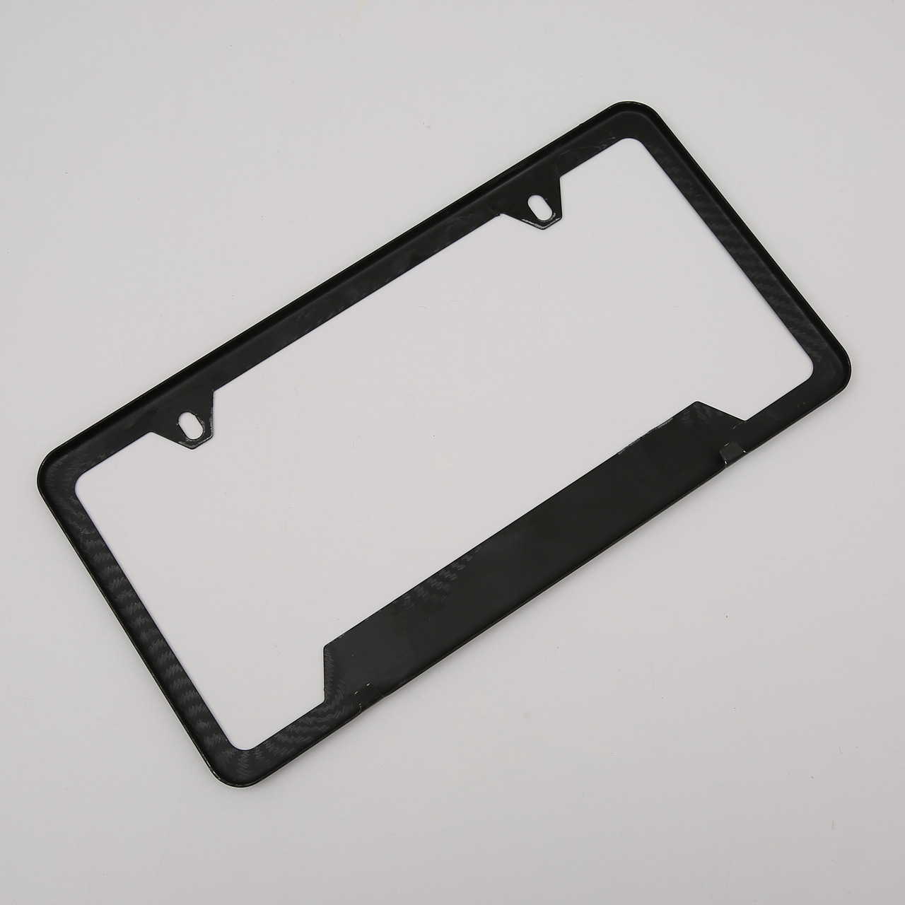 Production of a carbon-fibre plate frame-lined car license frame-based black-fibre-fair frame