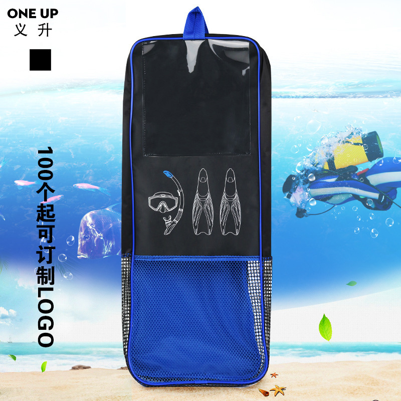 Outdoor diving, one-shouldered foot pack, dive gear kit, net bag, golo