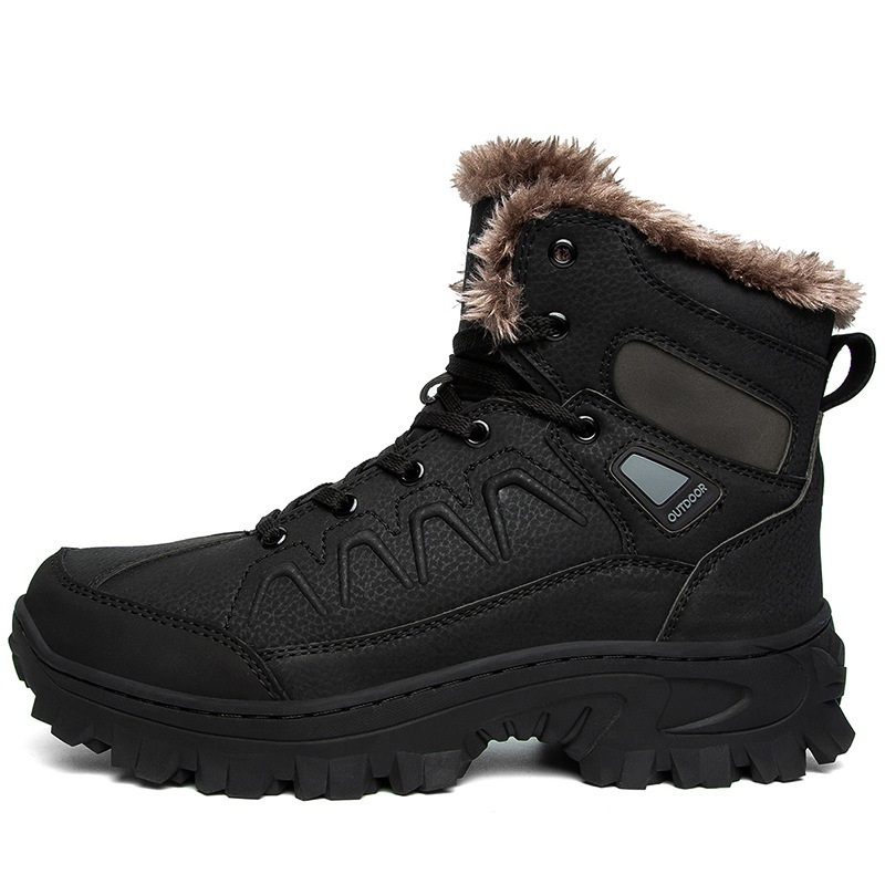 2024 Cross-border wholesale sports, male outdoor cotton shoes, snow boots, mountain shoes, male shoes