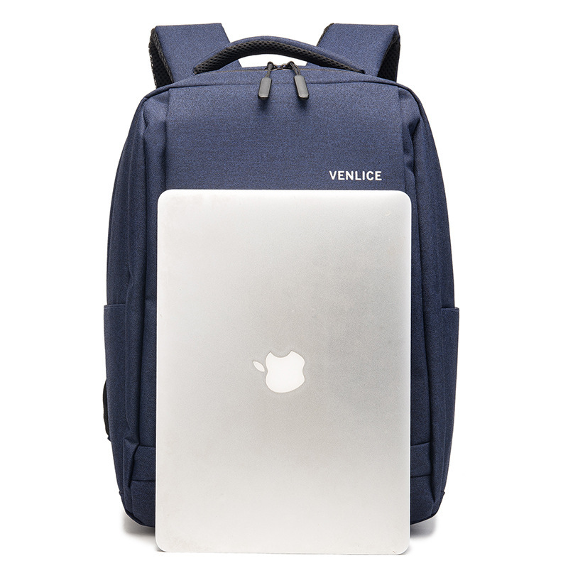 A new backpack for a man with a large-capacity double shoulder travel kit, with a light business-proof computer package.