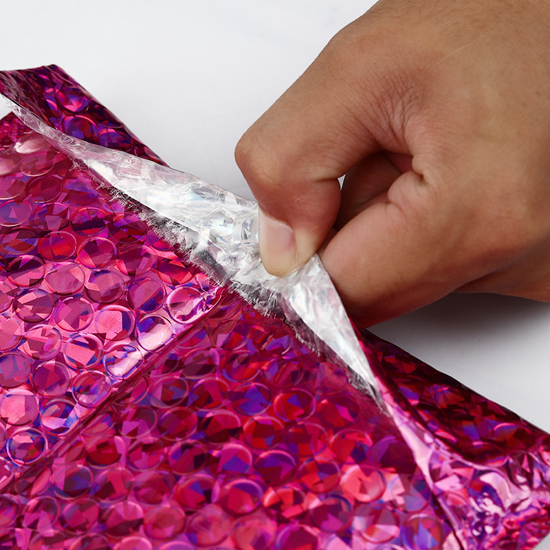 The radium bubble bag, the thick gift bag, the flair foam bag, the flash sheet plating aluminum bag spot, cross-border.