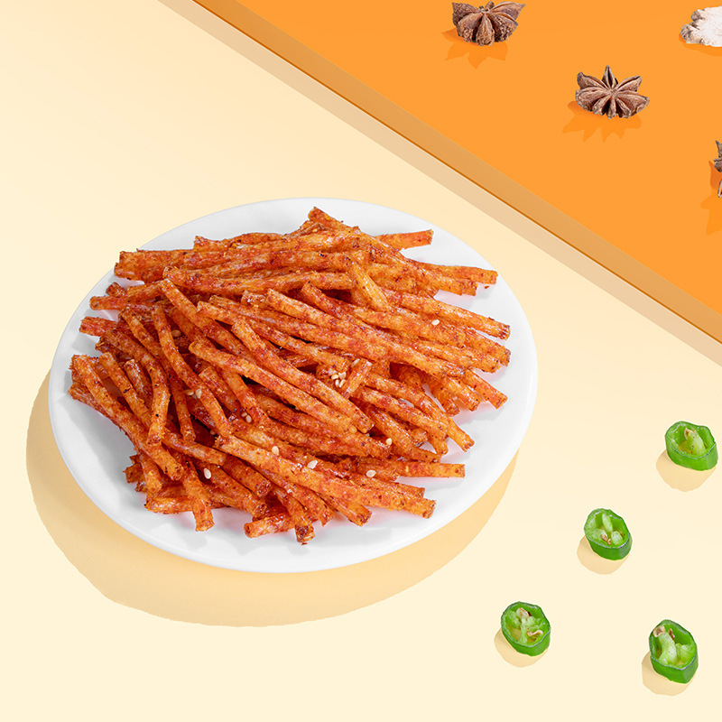 Tôi đã có 50 gg Spicy Spicy Spicy Spicy Sm snacks, và tôi có một mẻ thức ăn Spicy Spicy sau 8090.