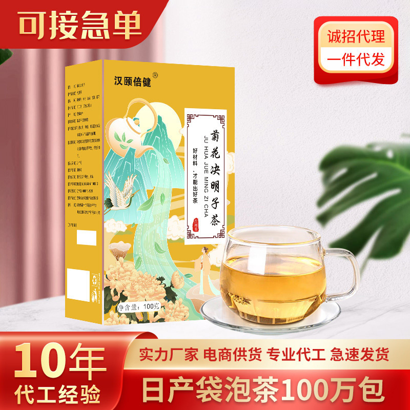 Hoa cúc và túi cải xanh làm việc trễ để phục hồi sự phân phối đầu trà.