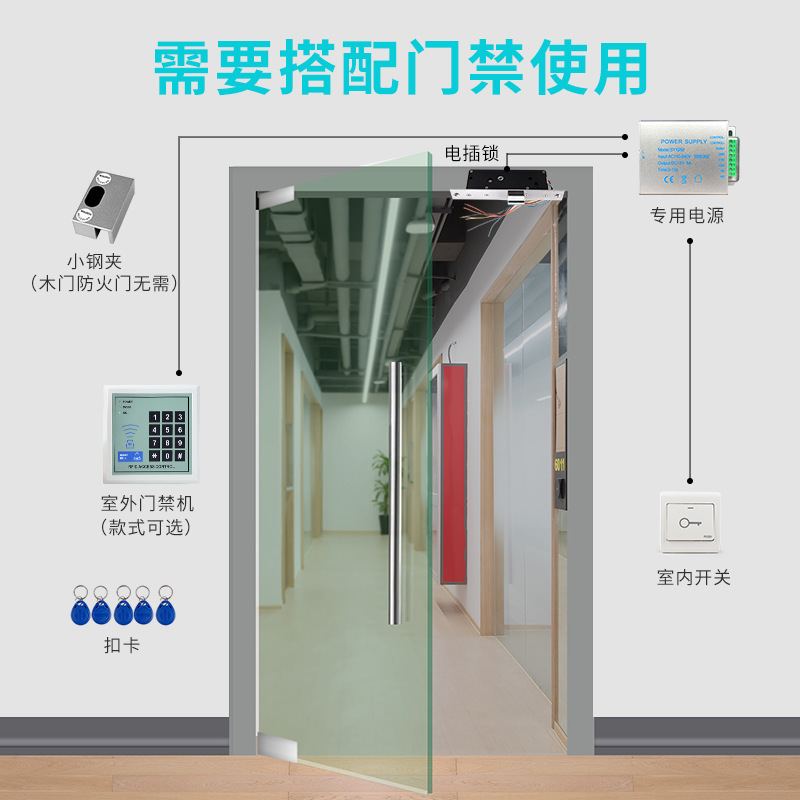 家用專用電梯門鎖 別墅小區金屬門木門可帶定位低功耗電插鎖