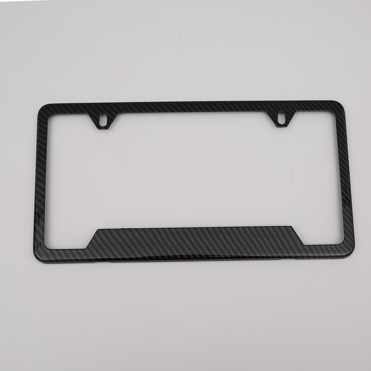 Production of a carbon-fibre plate frame-lined car license frame-based black-fibre-fair frame