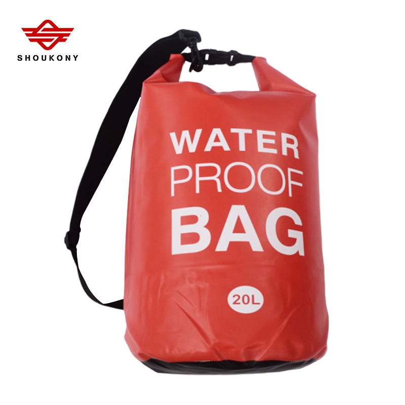 Diving bag waterproof barrel bag trip to collect sports bag and beach camp swim bag 20L waterproof beach bag