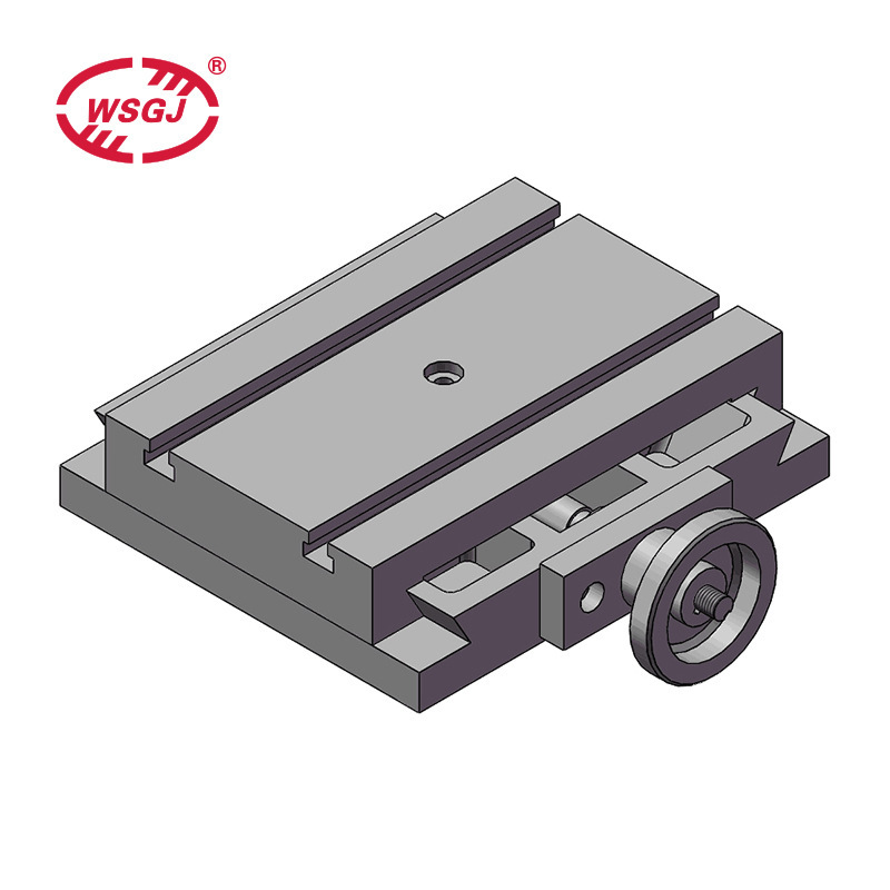 手动单轴坐标一字燕尾滑台工作台拖板WS260MX