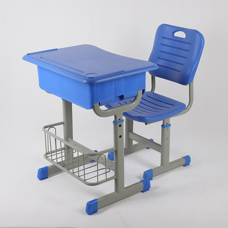 Tutorial table ABS plastics for primary and secondary school students can be promoted to a basket of tables with empty chairs