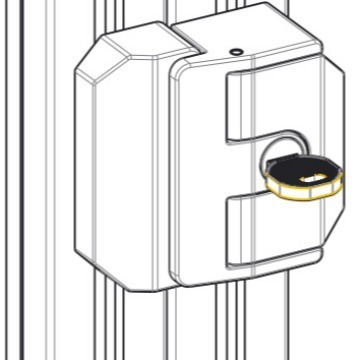 MB901-1 lockboard, aluminium-type lock, room door-knob lock, modification of machine door lock.